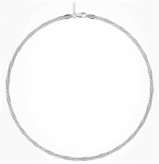Collana Desmos in Argento SPRING CIRCLE W 41 - SPRING CIRCLE W 41
